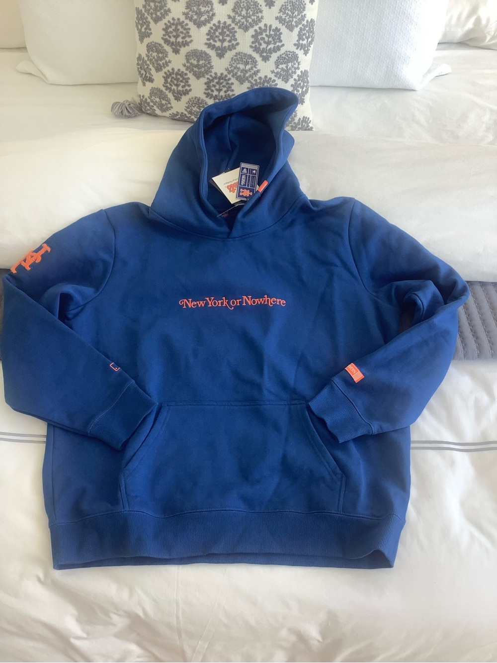 New York Mets x New York Or Nowhere NYON Hoodie Blue Men's XL